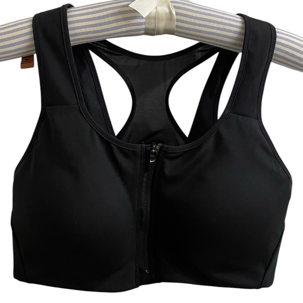 Nike Black Racerback padded Sports Bra, Medium - Picture 14 of 14